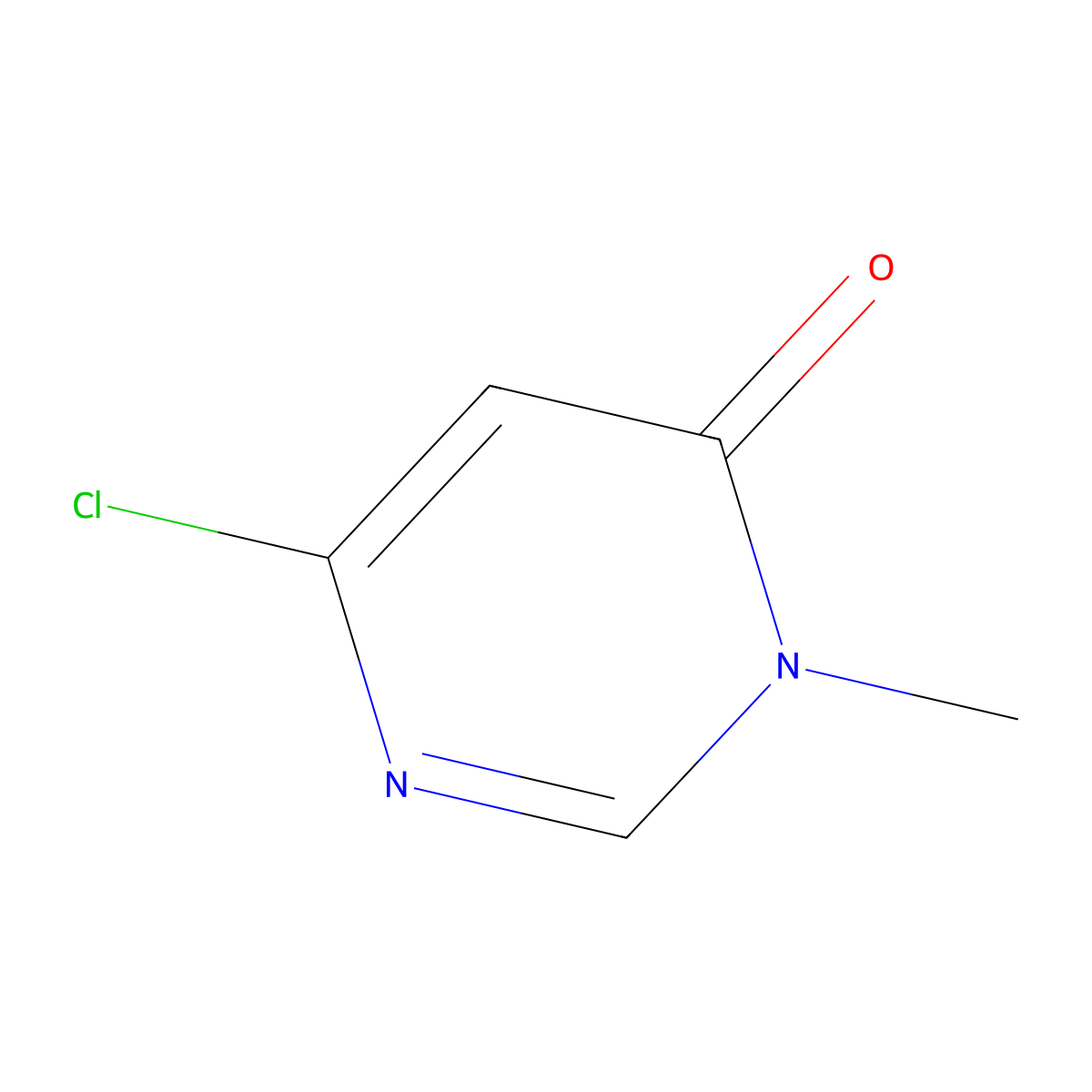 6-Chloro-3-methylpyrimidin-4(3H)-one molecular structure, CAS 101079-62-3