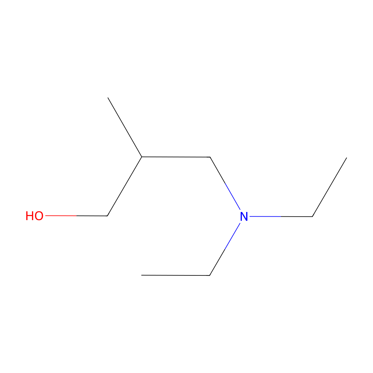 3-(Diethylamino)-2-methylpropan-1-ol molecular structure, CAS 101079-95-2