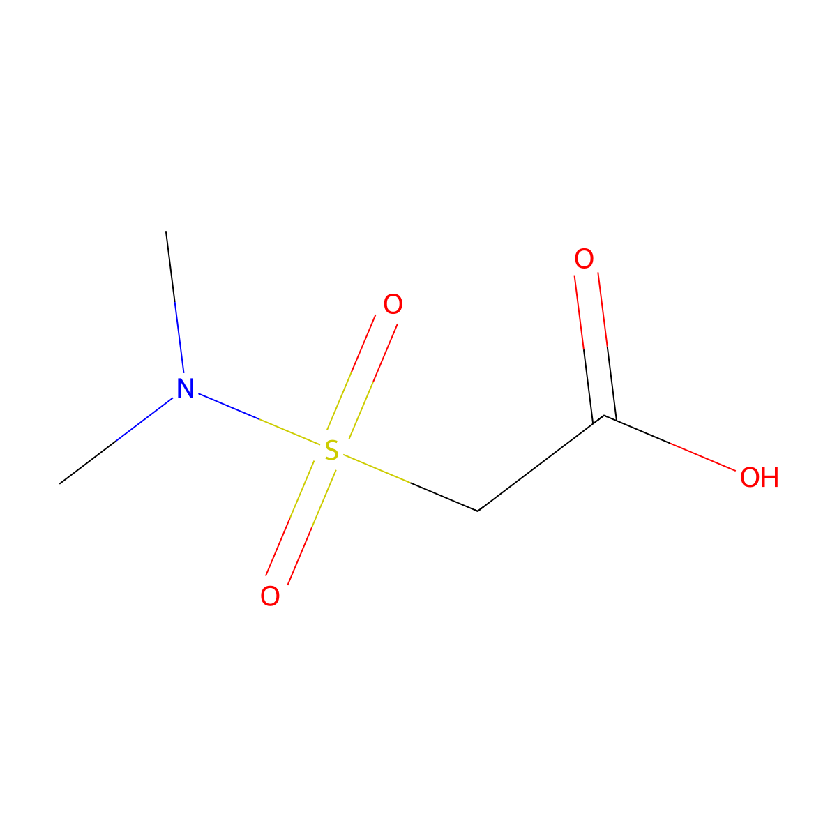 2-(Dimethylsulfamoyl)acetic acid molecular structure, CAS 1010816-12-2