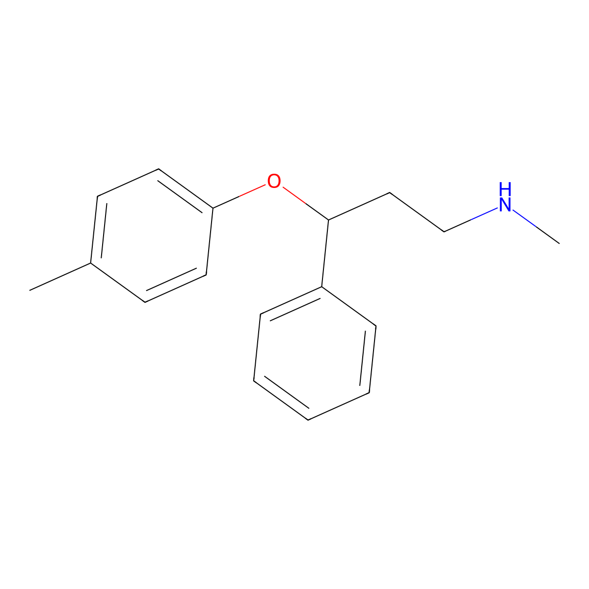Atomoxetine EP impurity C molecular structure, CAS 1010818-96-8
