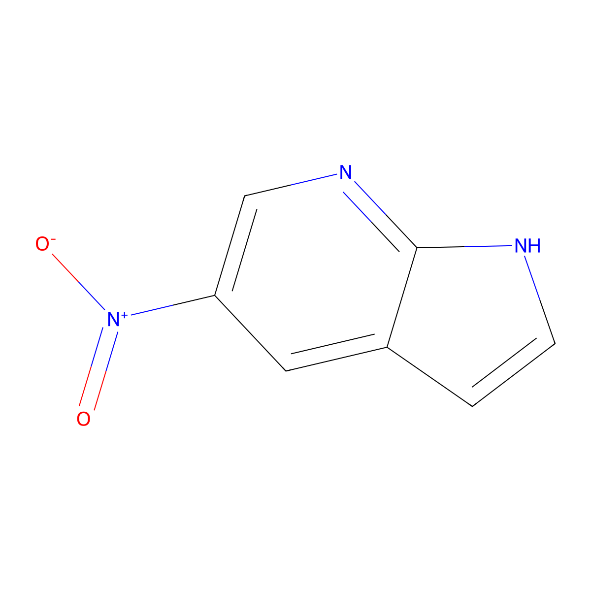 5-Nitro-7-azaindole molecular structure, CAS 101083-92-5