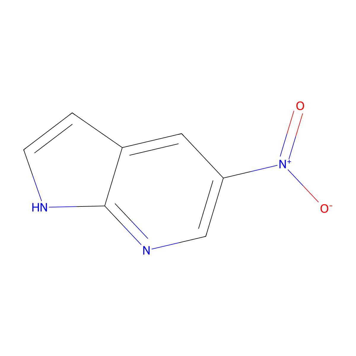 5-Nitro-7-azaindole molecular structure, CAS 101083-92-5