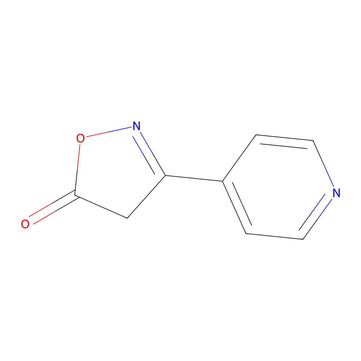3-(Pyridin-4-yl)isoxazol-5(4H)-one molecular structure, CAS 101084-52-0