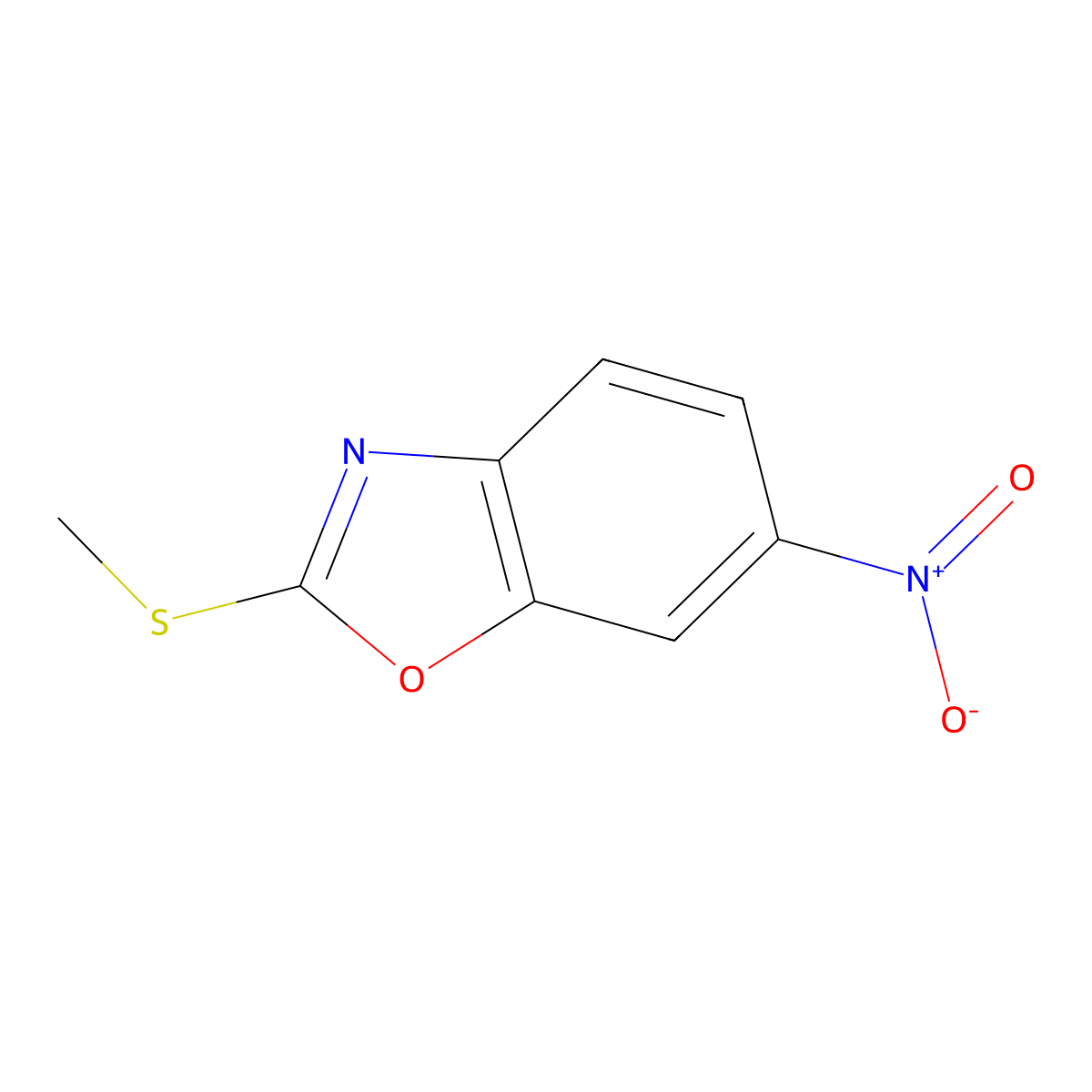 2-(Methylthio)-6-nitrobenzo[d]oxazole molecular structure, CAS 101084-55-3
