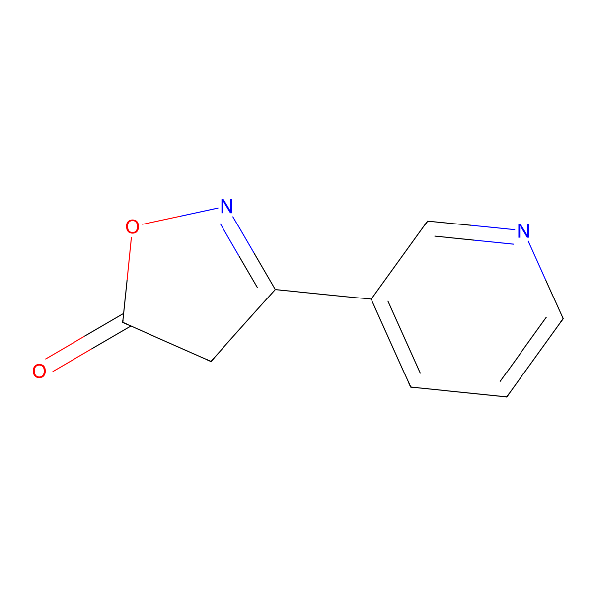 3-(Pyridin-3-yl)isoxazol-5(4H)-one molecular structure, CAS 101084-94-0