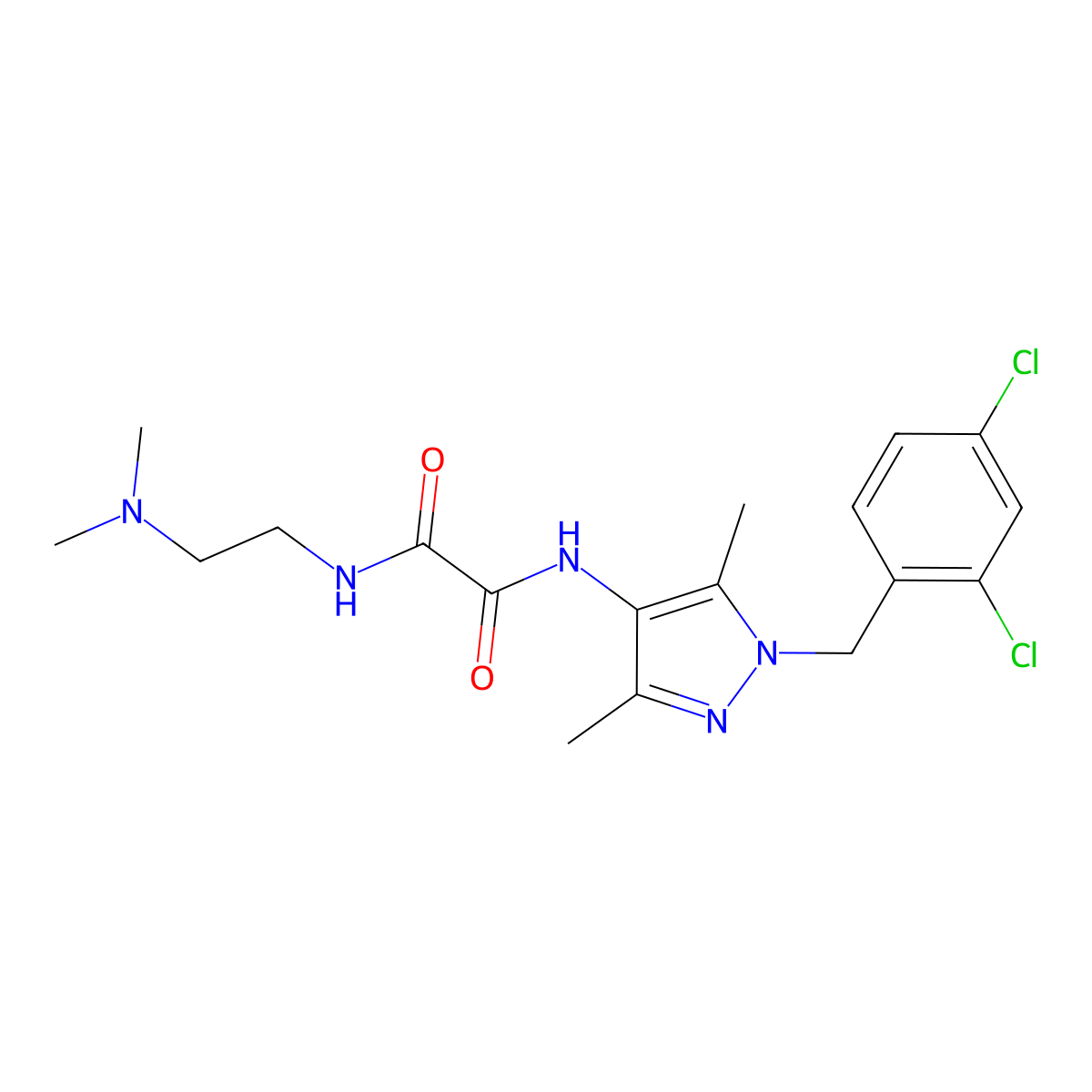 C18H23Cl2N5O2 molecular structure, CAS 1010865-16-3