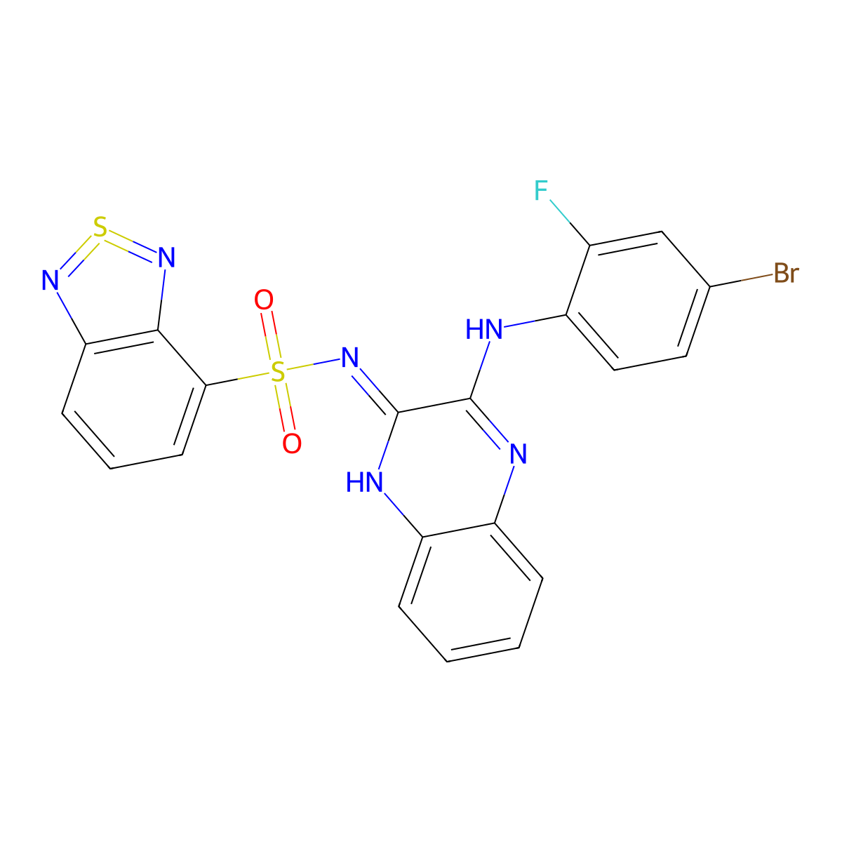 C20H12BrFN6O2S2 molecular structure, CAS 1010867-66-9