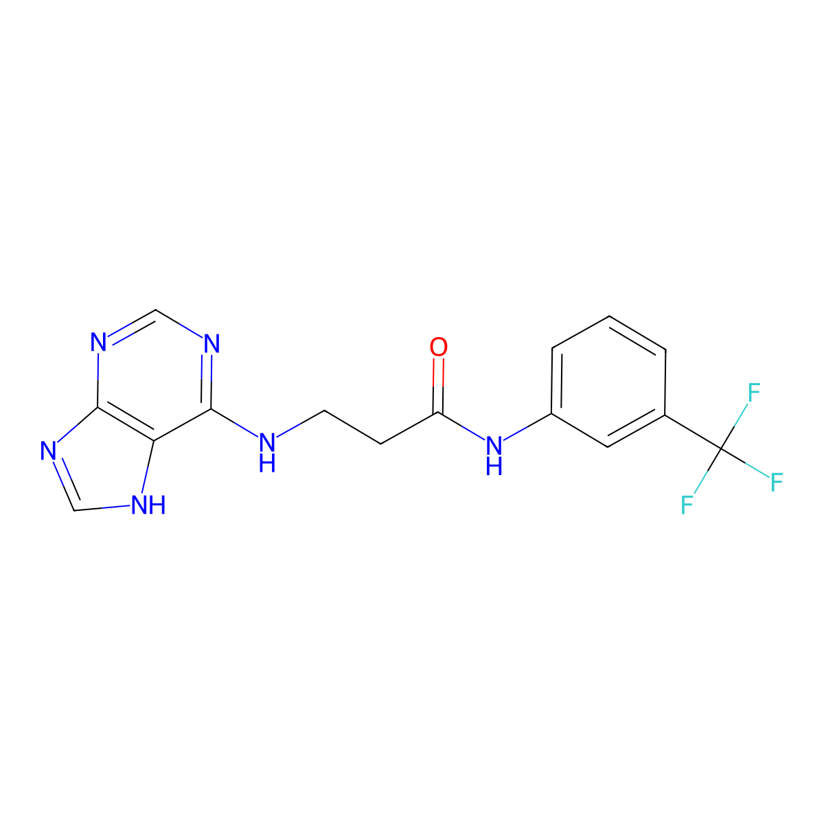 C15H13F3N6O molecular structure, CAS 1010871-01-8