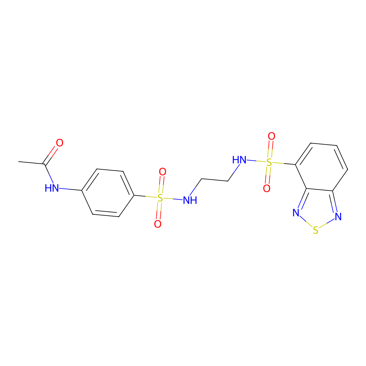 C16H17N5O5S3 molecular structure, CAS 1010874-35-7