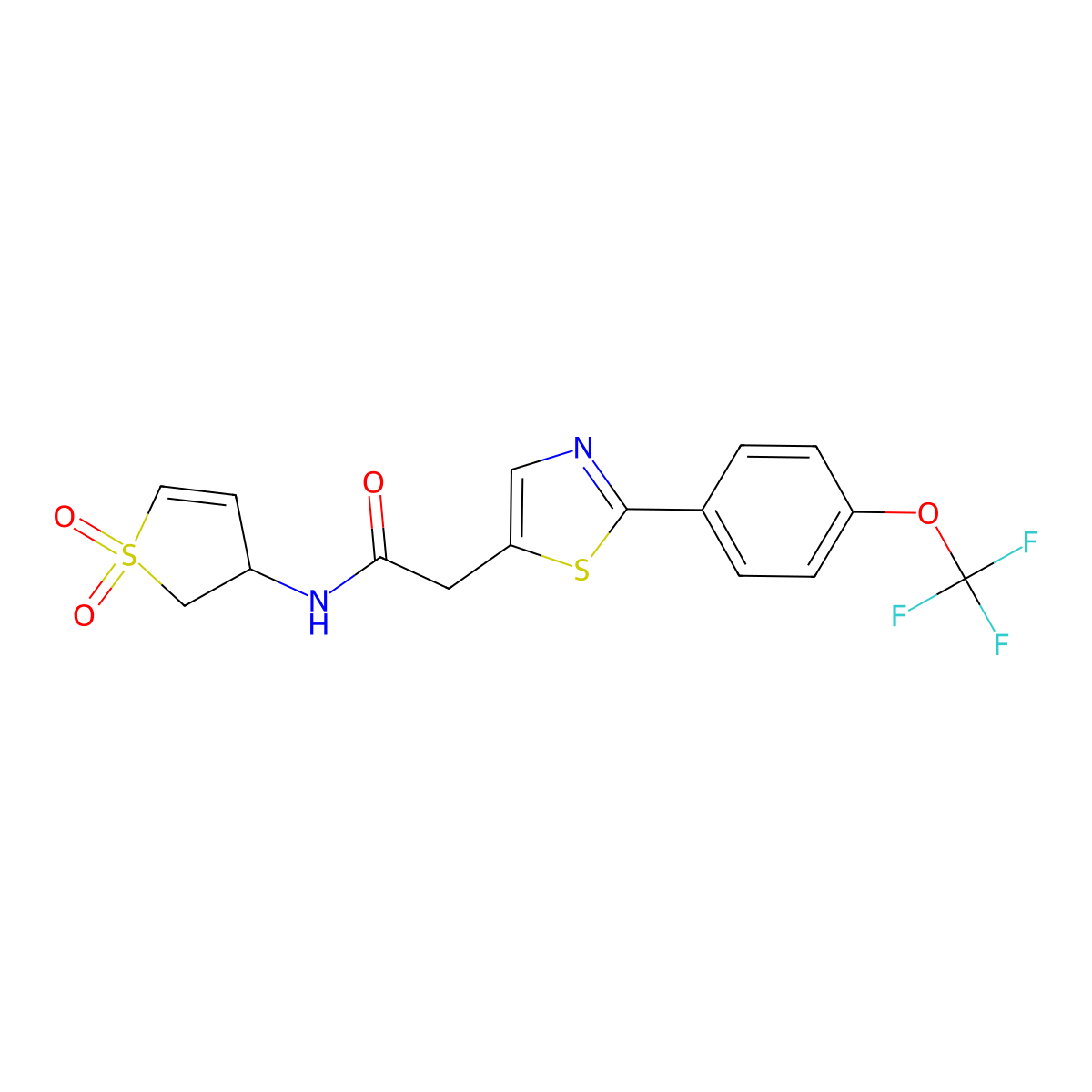 C16H13F3N2O4S2 molecular structure, CAS 1010874-73-3