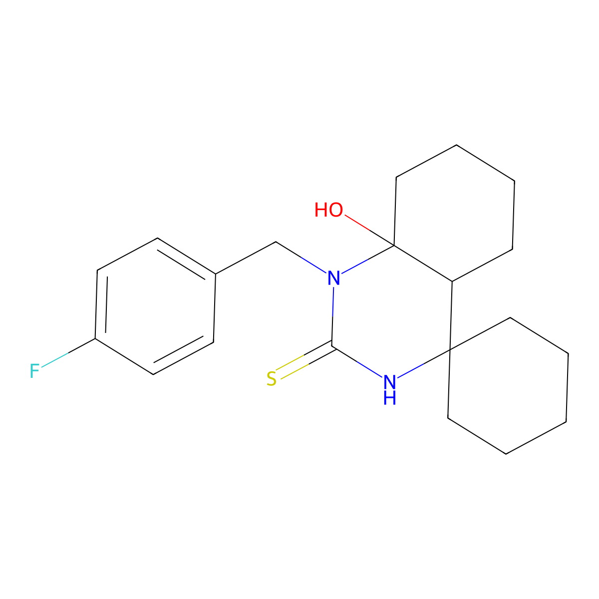 C20H27FN2OS molecular structure, CAS 1010876-23-9