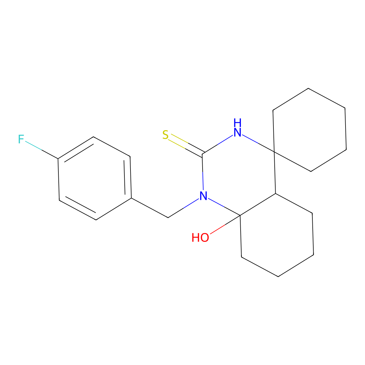 C20H27FN2OS molecular structure, CAS 1010876-23-9