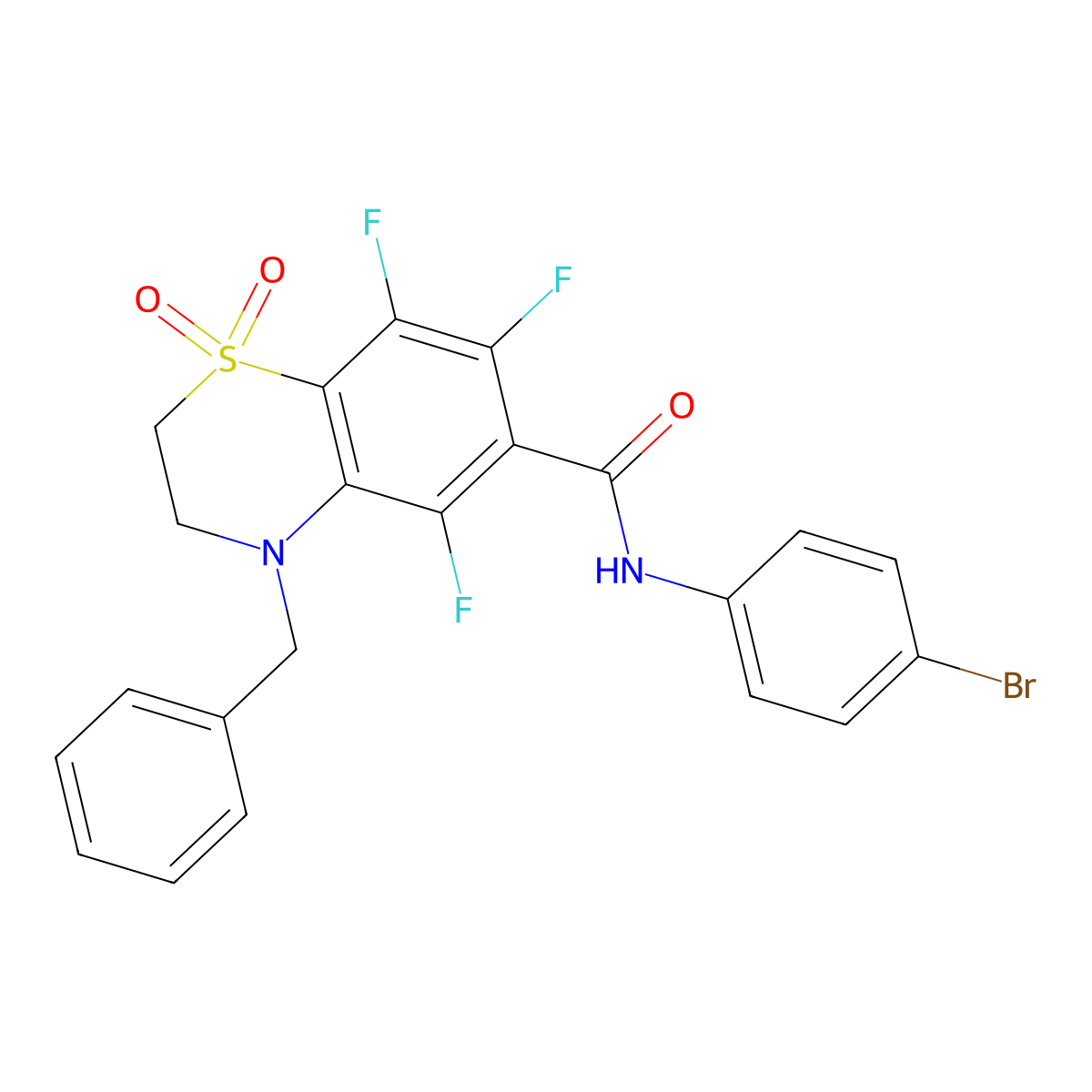 C22H16BrF3N2O3S molecular structure, CAS 1010879-16-9