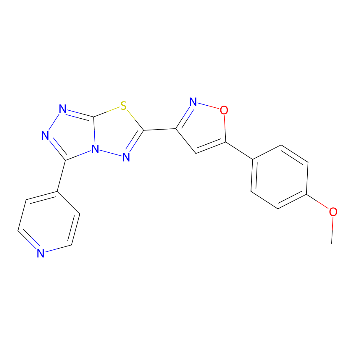 C18H12N6O2S molecular structure, CAS 1010879-95-4