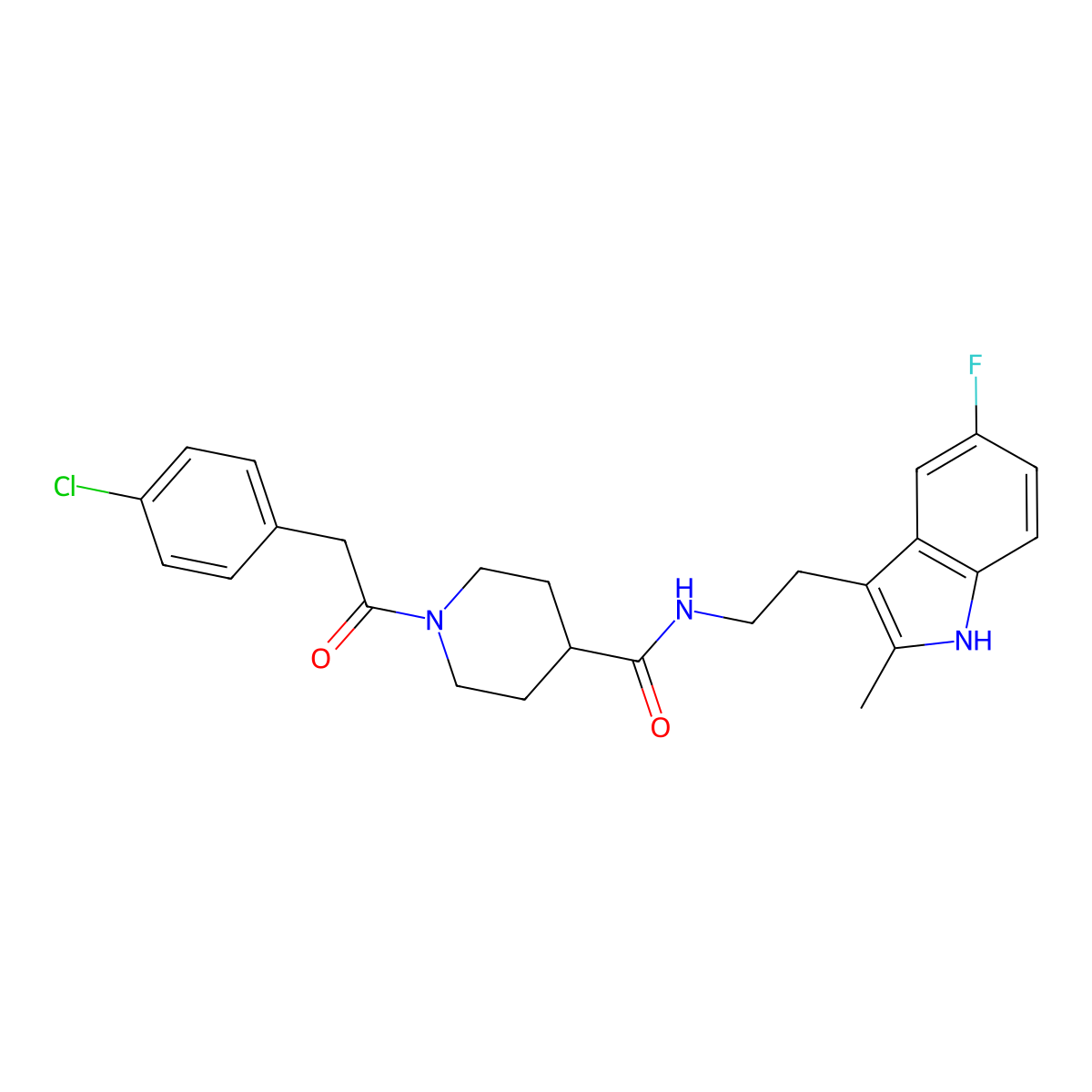C25H27ClFN3O2 molecular structure, CAS 1010879-97-6