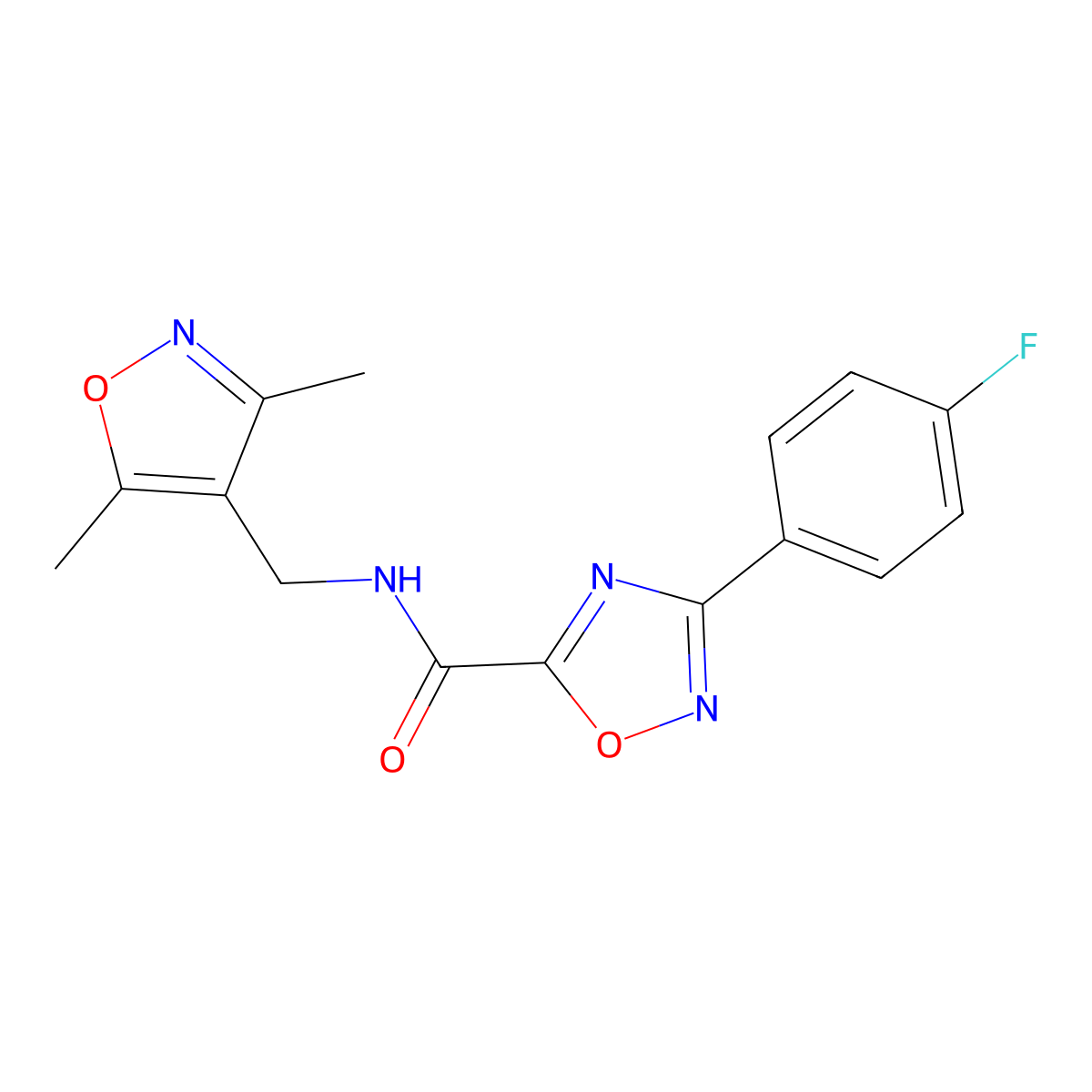 C15H13FN4O3 molecular structure, CAS 1010882-32-2