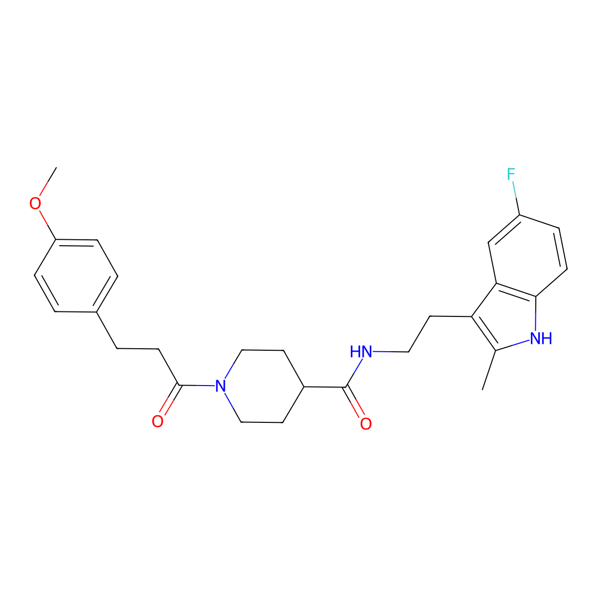 C27H32FN3O3 molecular structure, CAS 1010887-48-5