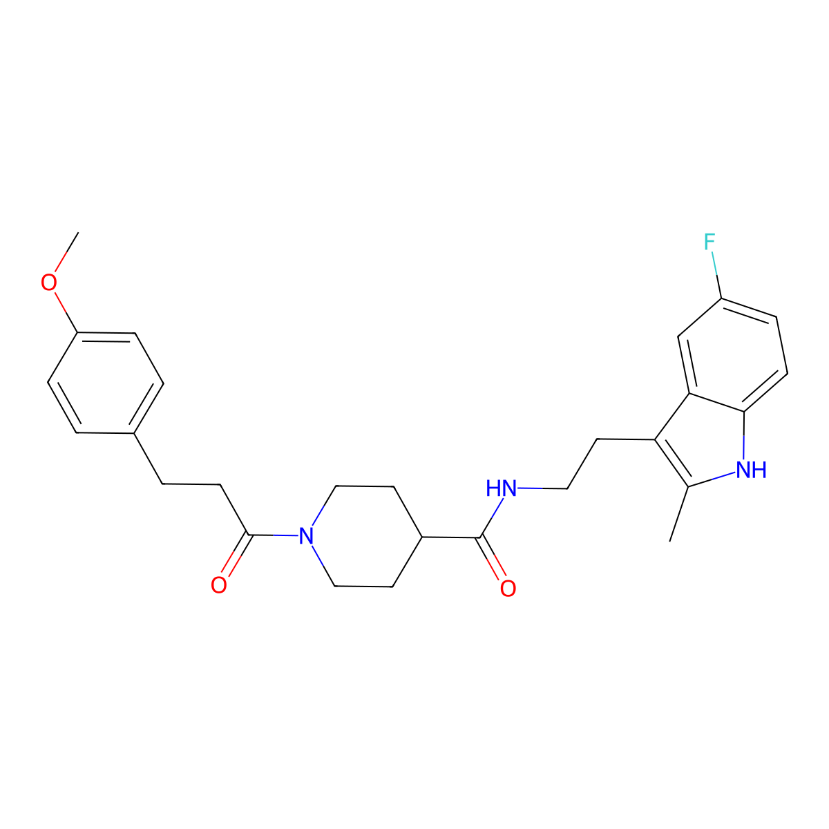 C27H32FN3O3 molecular structure, CAS 1010887-48-5