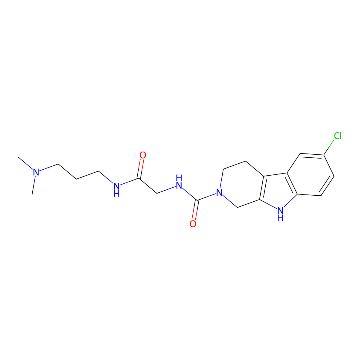 C19H26ClN5O2 molecular structure, CAS 1010888-83-1
