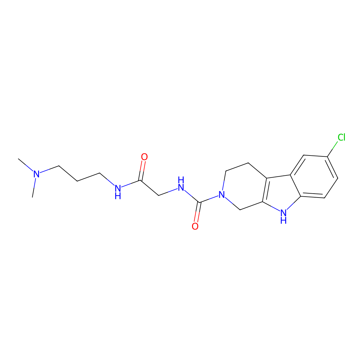C19H26ClN5O2 molecular structure, CAS 1010888-83-1