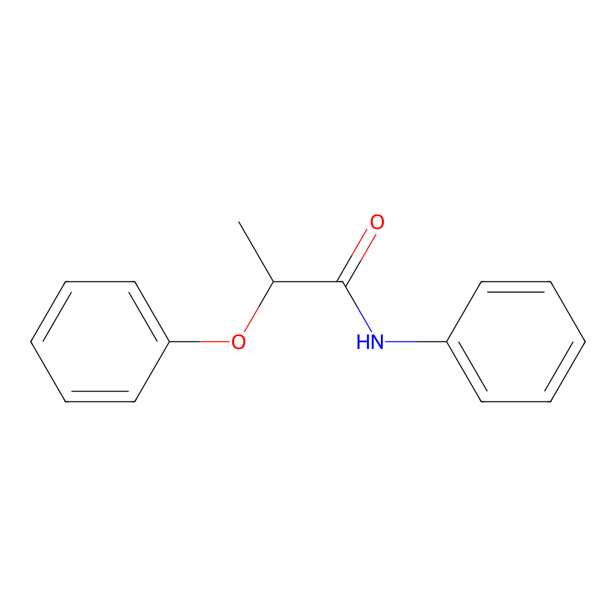 2-phenoxy-N-phenylpropanamide molecular structure, CAS 101089-96-7