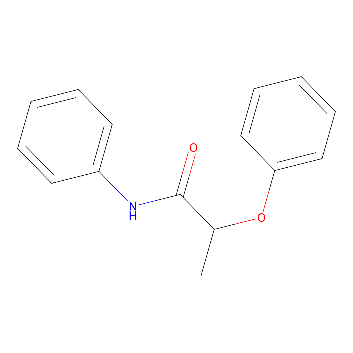 2-phenoxy-N-phenylpropanamide molecular structure, CAS 101089-96-7