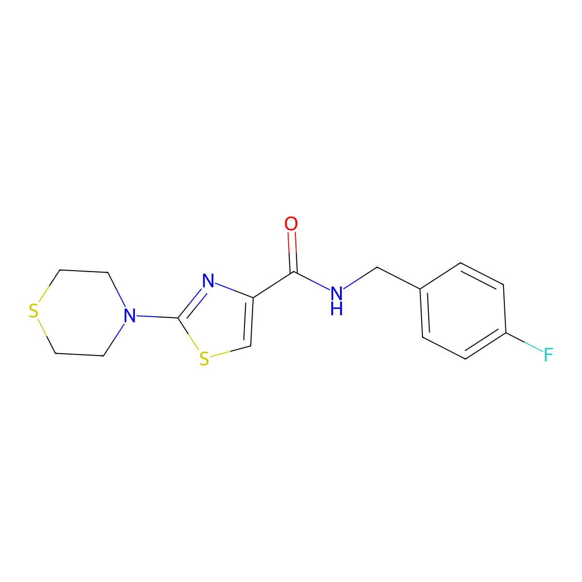 C15H16FN3OS2 molecular structure, CAS 1010894-68-4