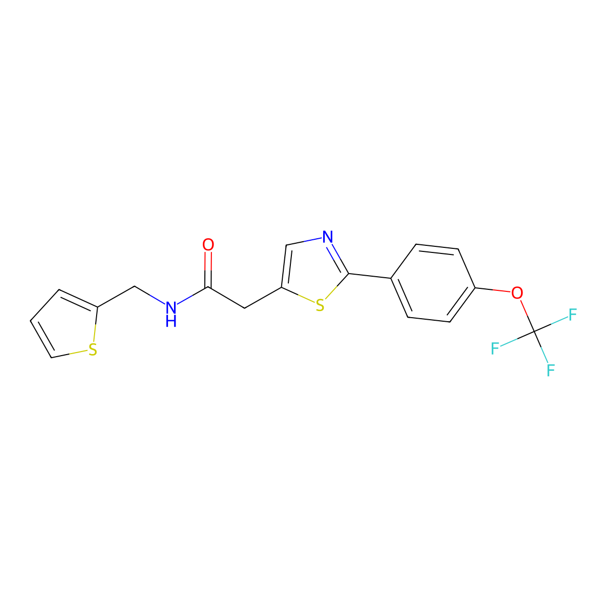 C17H13F3N2O2S2 molecular structure, CAS 1010896-65-7