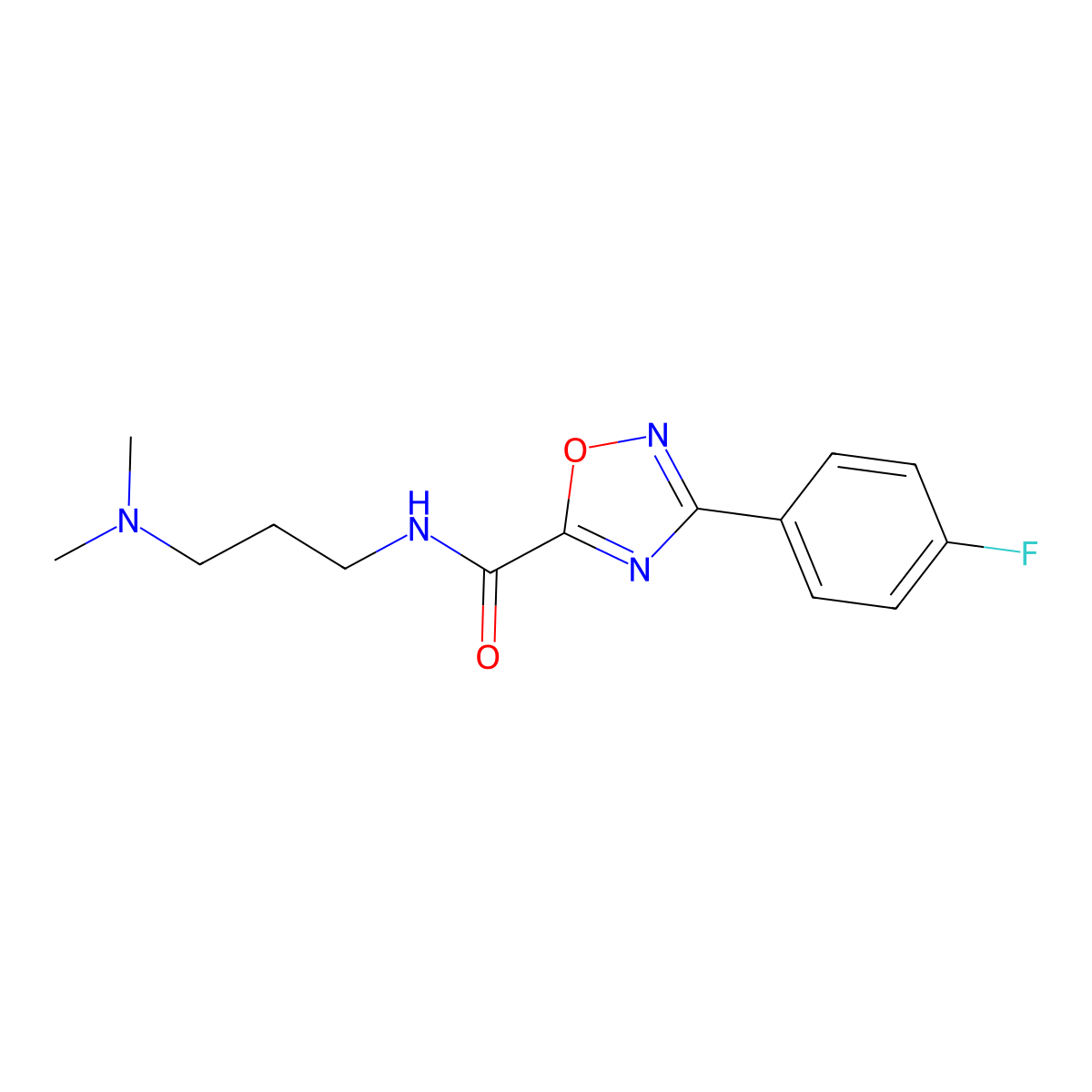 C14H17FN4O2 molecular structure, CAS 1010897-24-1