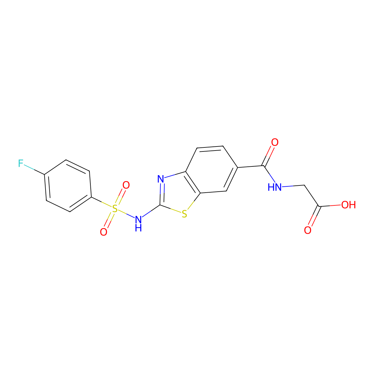 C16H12FN3O5S2 molecular structure, CAS 1010901-31-1