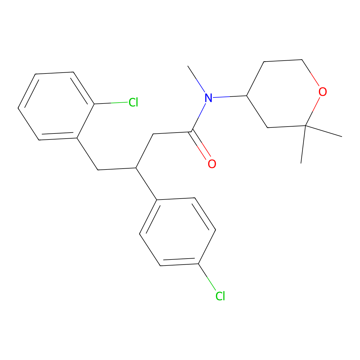C24H29Cl2NO2 molecular structure, CAS 1010901-41-3