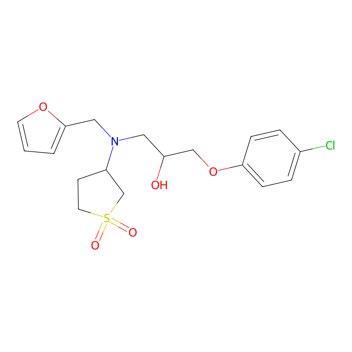 C18H22ClNO5S molecular structure, CAS 1010906-67-8