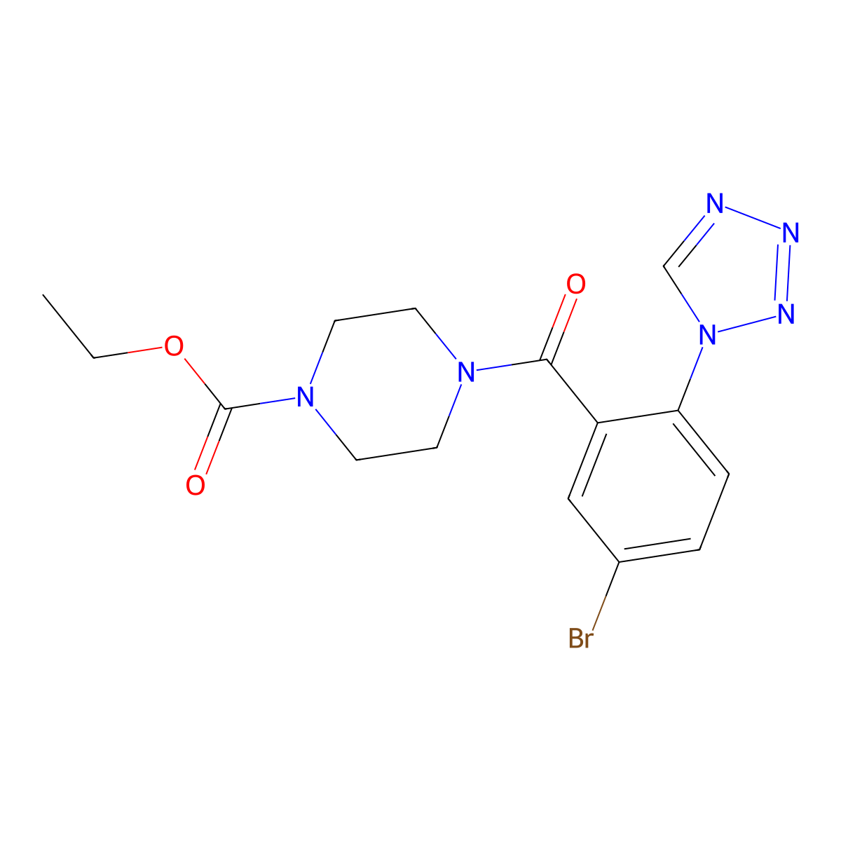 C15H17BrN6O3 molecular structure, CAS 1010909-56-4
