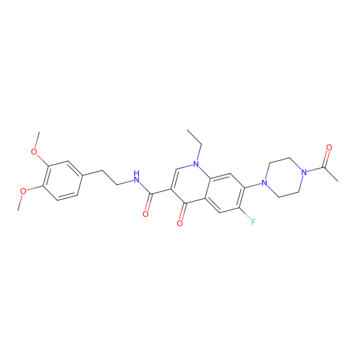 C28H33FN4O5 molecular structure, CAS 1010910-31-2