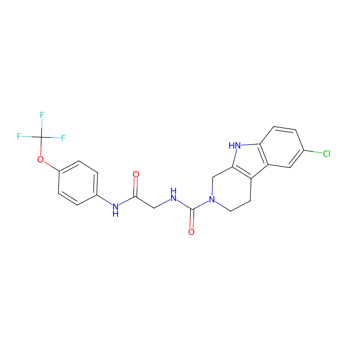 C21H18ClF3N4O3 molecular structure, CAS 1010911-78-0