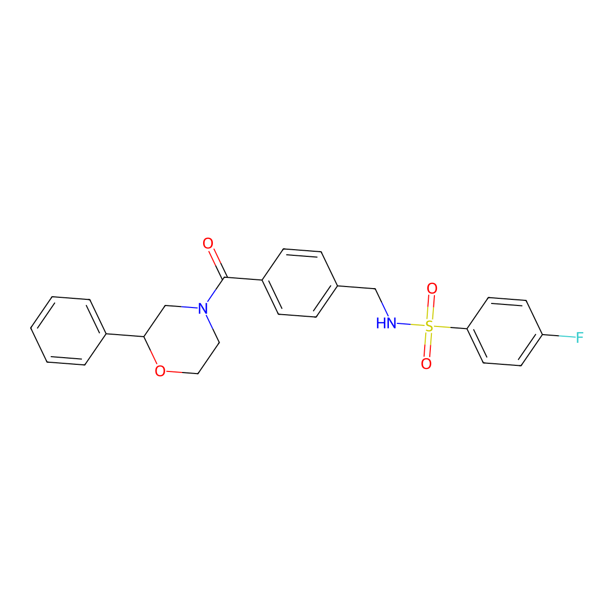 C24H23FN2O4S molecular structure, CAS 1010916-43-4