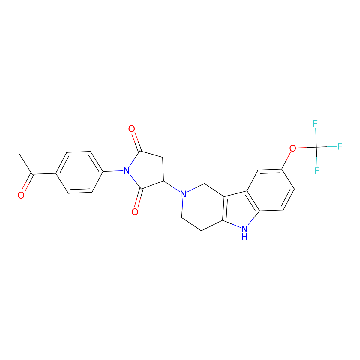 C24H20F3N3O4 molecular structure, CAS 1010917-69-7