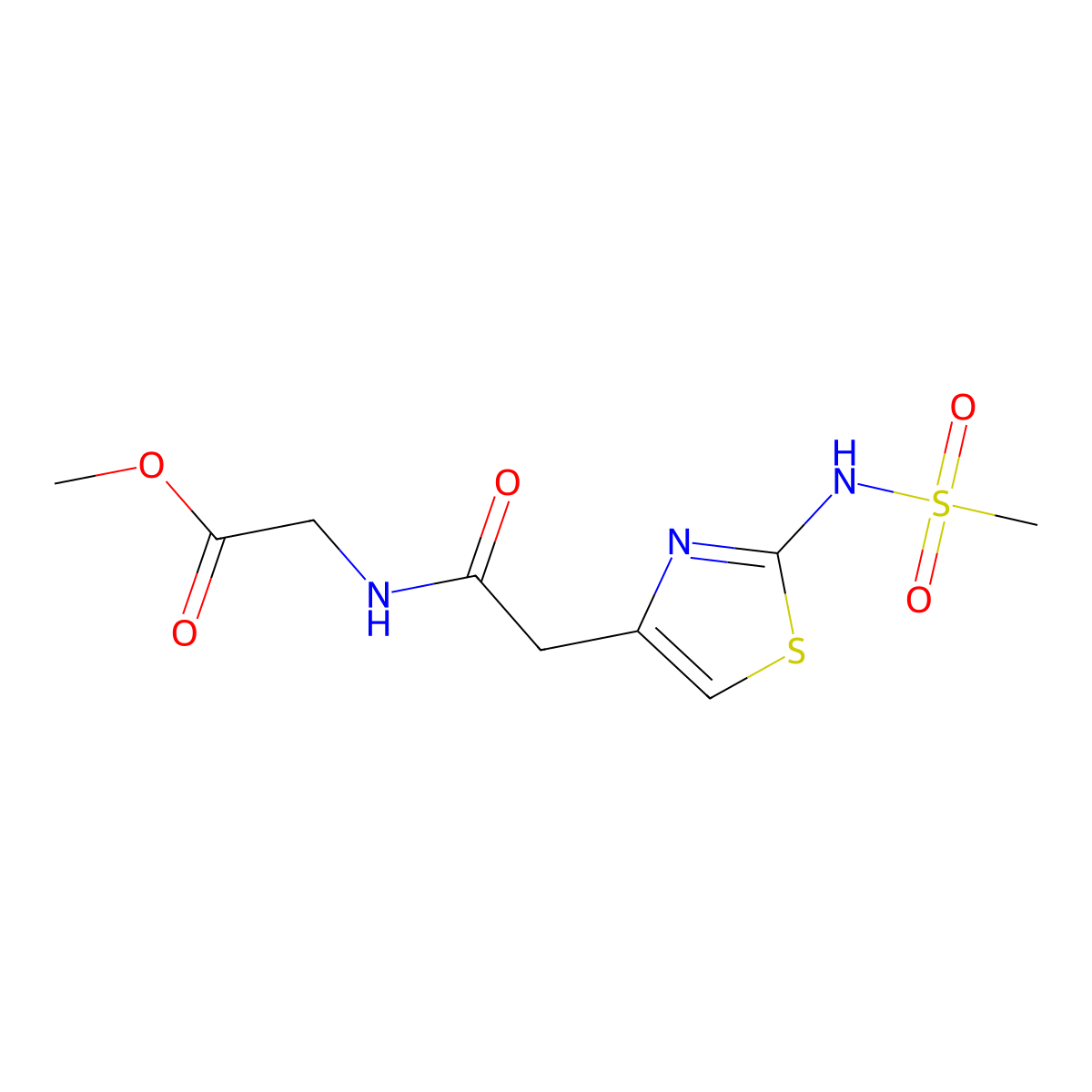 C9H13N3O5S2 molecular structure, CAS 1010918-73-6