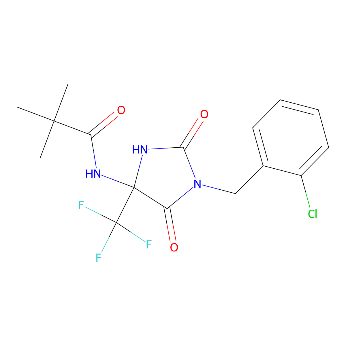 C16H17ClF3N3O3 molecular structure, CAS 1010922-68-5