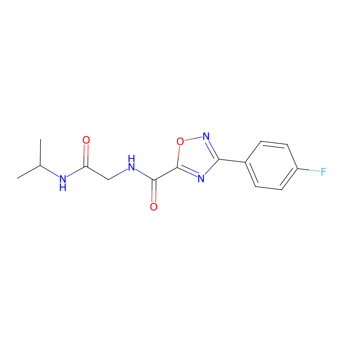 C14H15FN4O3 molecular structure, CAS 1010923-81-5