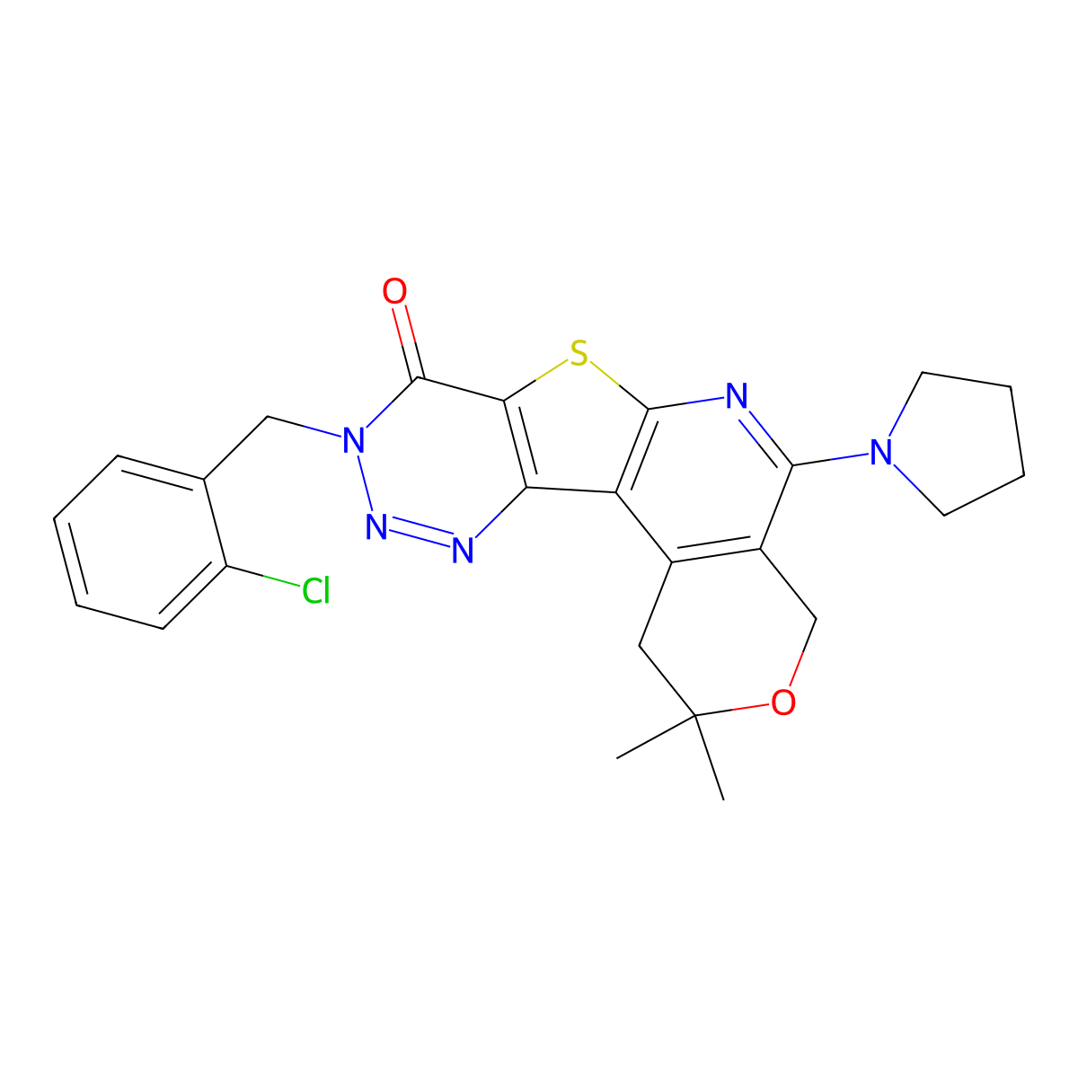 C24H24ClN5O2S molecular structure, CAS 1010925-12-8