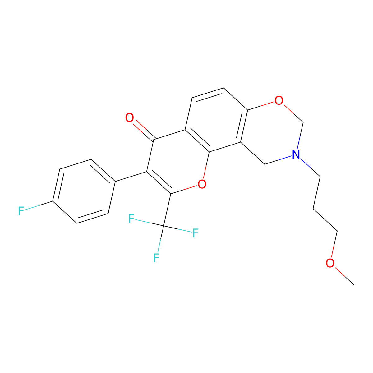 C22H19F4NO4 molecular structure, CAS 1010925-97-9