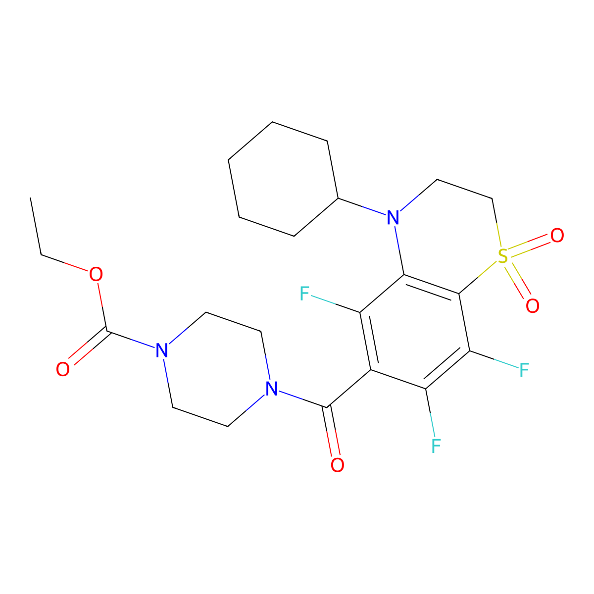 C22H28F3N3O5S molecular structure, CAS 1010928-77-4