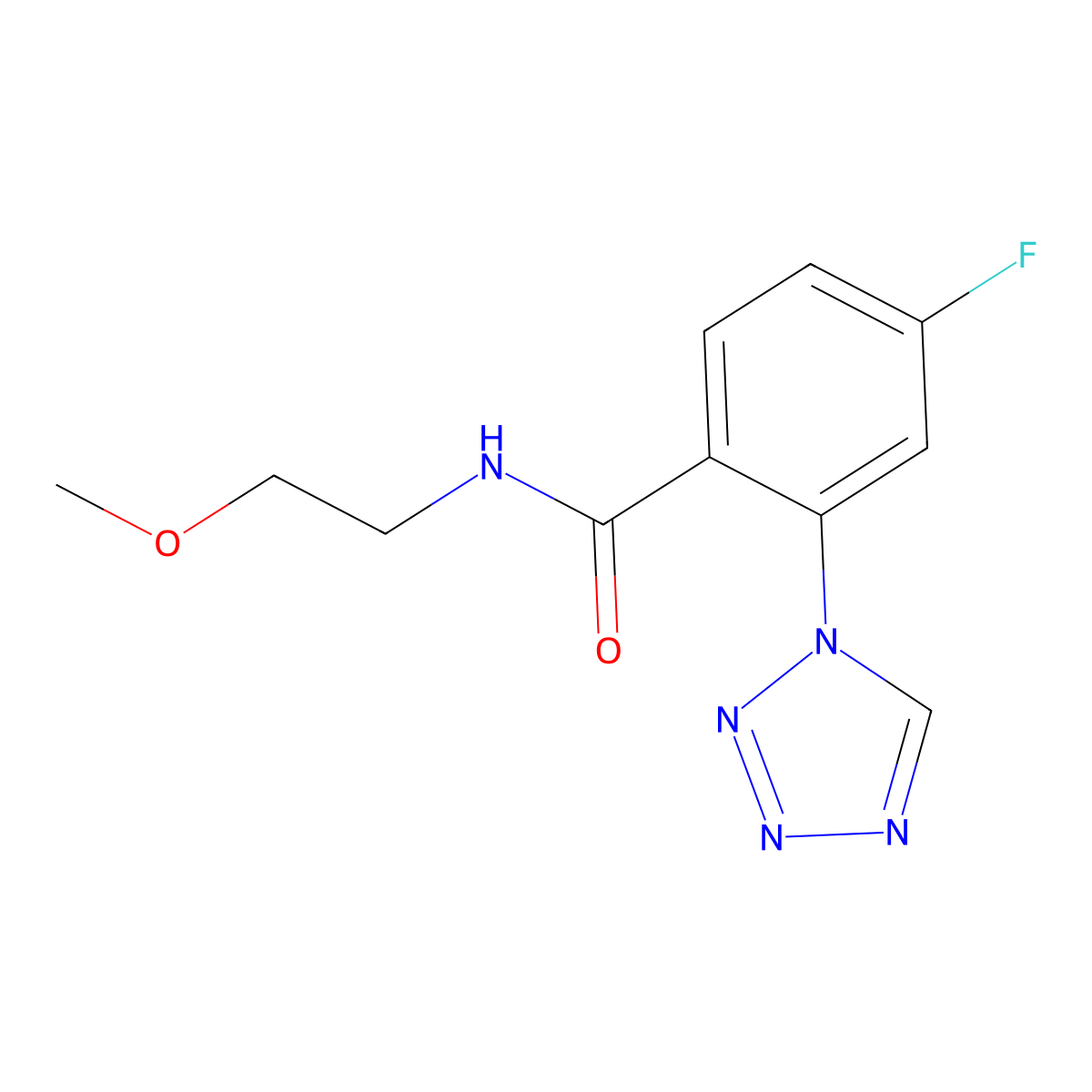 C11H12FN5O2 molecular structure, CAS 1010928-87-6
