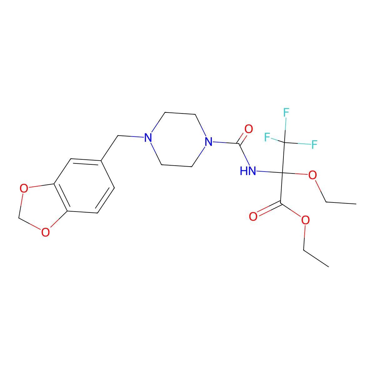 C20H26F3N3O6 molecular structure, CAS 1010929-46-0