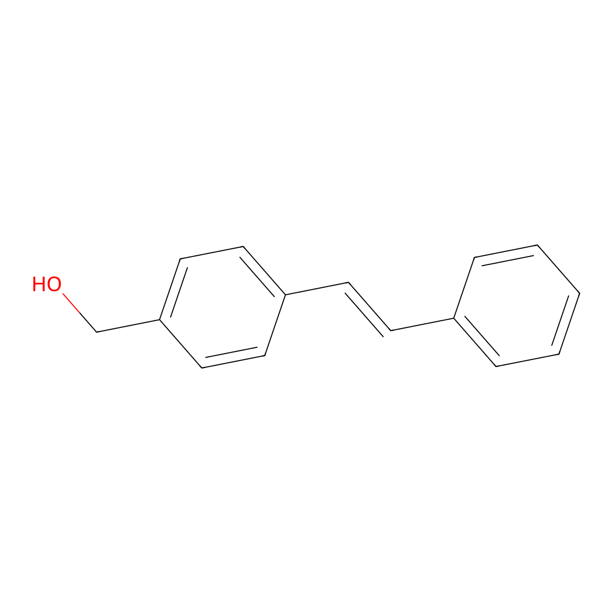 trans-4-Stilbenemethanol molecular structure, CAS 101093-37-2