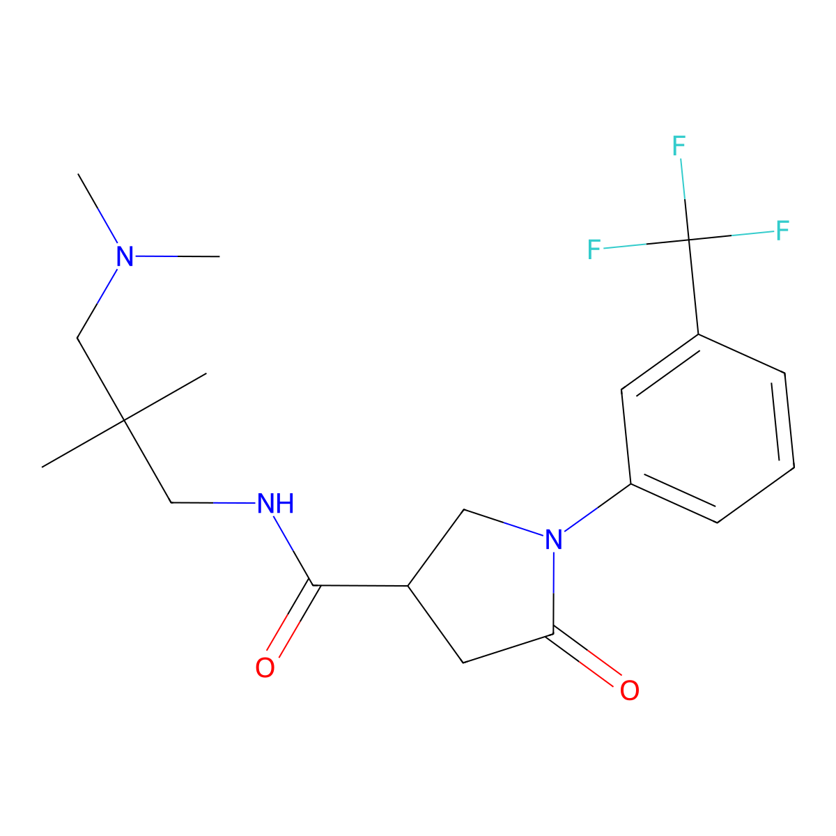 C19H26F3N3O2 molecular structure, CAS 1010933-18-2