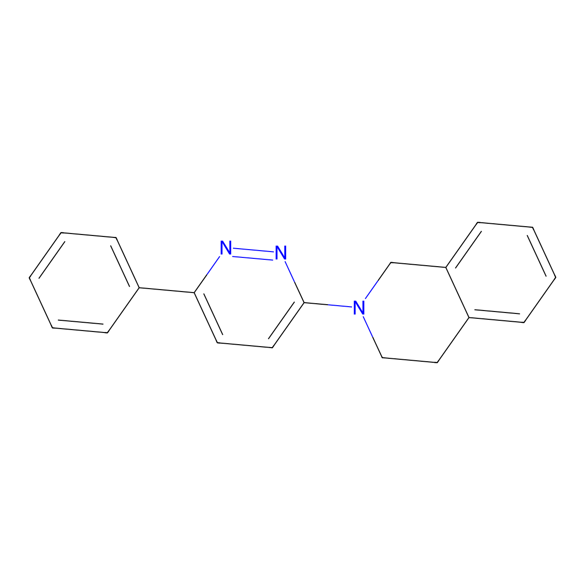 2-(6-Phenylpyridazin-3-yl)-1,2,3,4-tetrahydroisoquinoline molecular structure, CAS 1010936-37-4