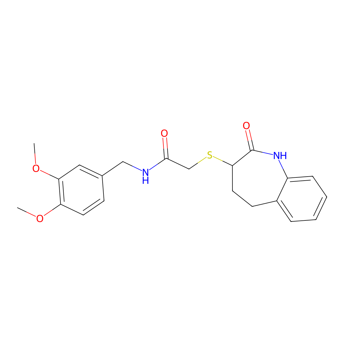 N-(3,4-dimethoxybenzyl)-2-[(2-hydroxy-4,5-dihydro-3H-1-benzazepin-3-yl)sulfanyl]acetamide molecular structure, CAS 1010936-86-3