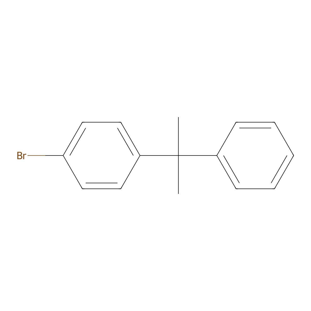 1-Bromo-4-(2-phenylpropan-2-yl)benzene molecular structure, CAS 101094-41-1